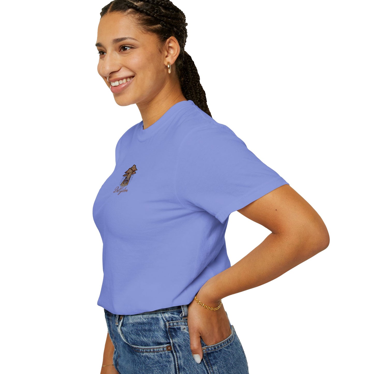 Del’Gabon butterfly September -tee